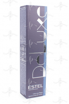 Estel DeLuxe 3/11 Краска для волос Темный шатен пепельный интенсивный 60мл.