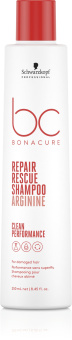 Schwarzkopf Bonacure Repair Rescue Интенсивный мицеллярный шампунь для жестких волос, 250 мл