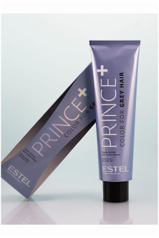 Estel Prince+ Крем-краска для окрашивания седых волос, 9/16, Блондин пепельно-фиолетовый, 100 мл