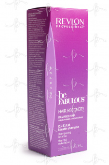 Revlon Be Fabulous Hair Recovery C.R.E.A.M. Keratin Shampoo, Шампунь с кератином ,250 мл.