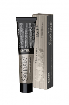 Estel DeLuxe Silver 4/6 Крем-краска для волос Шатен фиолетовый 60 мл.