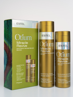 Estel Otium Miracle revive Набор для восстановления волос (шампунь, бальзам)