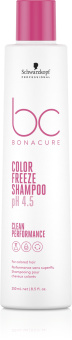 Schwarzkopf Bonacure pH 4.5 Color Freeze Мицеллярный обогащенный шампунь Сияние цвета 250 мл.