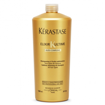 Kerastase Elixir Ultime Shampoo Шампунь-ванна на основе масел для всех типов волос 1000 мл.