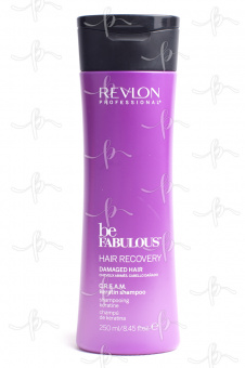 Revlon Be Fabulous Hair Recovery C.R.E.A.M. Keratin Shampoo, Шампунь с кератином ,250 мл.