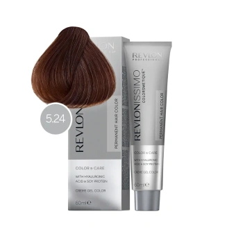 Revlon Revlonissimo Colorsmetique Краска для волос 5.24 светло-коричневый переливающийся медный, 60 мл.