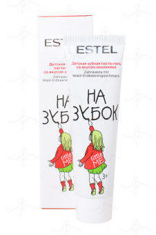 Estel Little Me Детская зубная паста-гель со вкусом земляники, 50 мл.