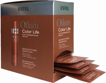 Estel Otium Color Life Деликатный шампунь для окрашенных волос, 30*10 мл