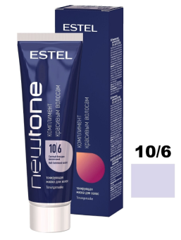 Estel Haute Couture Newtone Тонирующая маска для волос 10/6 (Светлый блондин фиолетовый) 60 мл.