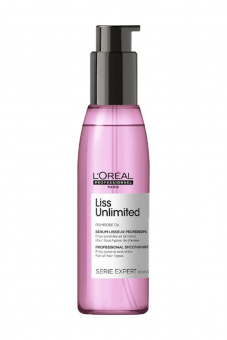 L'Oreal Expert Liss Unlimited Масло-сияние термозащитное/Для непослушных волос 125 мл.
