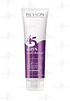 Revlon Revlonissimo 45 Days Total Color Care 2 in 1 Shampoo & Conditioner Ice Blondes 275 мл.