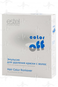 Estel Color Off Смывка - Эмульсия для удаления стойких красок с волос 3x120 мл.