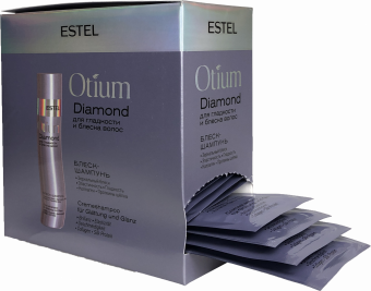 Estel Otium Diamond Блеск-шампунь для гладкости и блеска волос, 30*10 мл