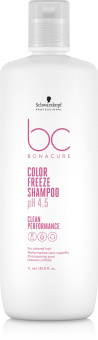Schwarzkopf Bonacure pH 4.5 Color Freeze Мицеллярный обогащенный шампунь Сияние цвета 1000 мл.