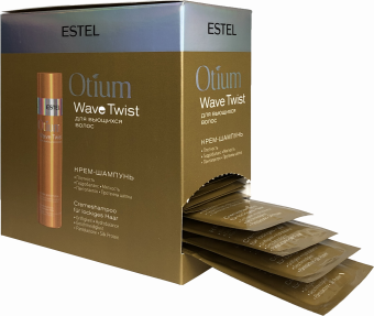 Estel Otium Wave Twist Крем-шампунь для вьющихся волос, 30*10 мл