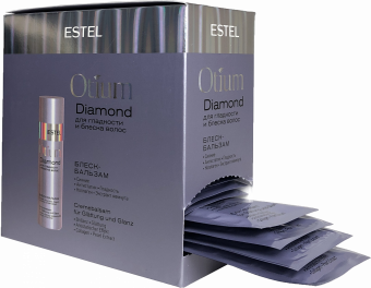 Estel Otium Diamond Блеск-бальзам для гладкости и блеска волос, 30*10 мл